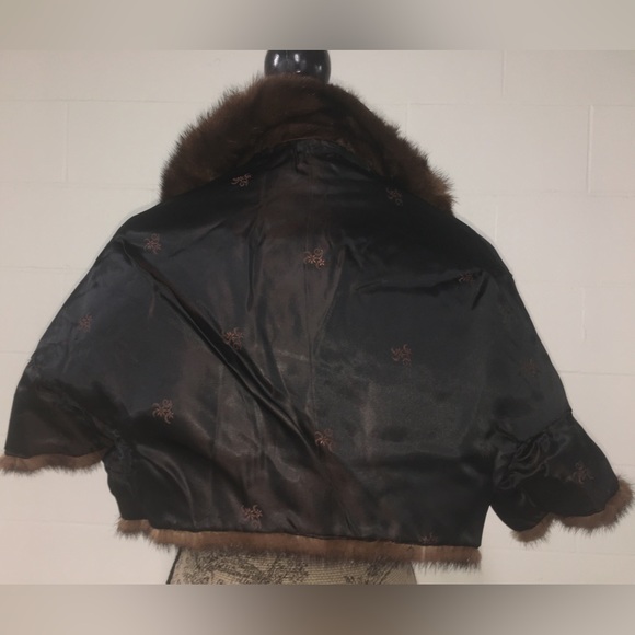 Vintage Brown Fur Stole - Picture 16 of 17